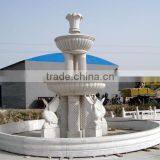 Outdoor Stone Garden Figure Water Sandstone Fountain thumbnail-4