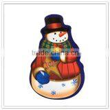 FDA Custom Size Wholesale Christmas Design, Holiday Tableware Unbreakable Melamine Christmas Snowman Bowl thumbnail-3
