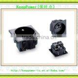 AC Power Outlet Industrial Power Outlet Snap-in IEC European-style Socket E-09 thumbnail-1