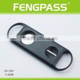 CC-1031 11.8cm 2CR13 Stainless Steel PP Plastic Handle Oval-Shaped Plastic Cigar Cutter thumbnail-1