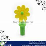 3D Flower Shape Silicone Wine Stopper,Wine Plug,Bottle Stopper CK-KT428