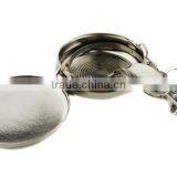 Wholesale Stainless Steel Pocket Portable Mini Keychain Keyring Round Cigarette Ashtray thumbnail-3