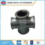Best Selling Malleable Iron 4 Way Pipe Fitting Cross thumbnail-2