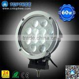 7 INCH 60W LED DRIVING WORK LIGHTS SPOT OFFROAD TRUCK 12V REPLACE HID thumbnail-1