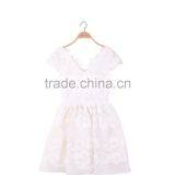 Maxnegio Fashion Red Lace Junior Bradesmaid Dress thumbnail-4