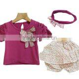 Comfortable 100%cotton Two Pieces Infant Clothing Wholesale Fashion Newborn Baby Clothes Set thumbnail-2