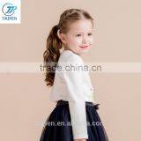 2017 Spring Girls t Shirt With Butterfly Pattern Children Clothing Long Sleeve Pullover Cotton t Shirt thumbnail-3