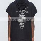2017 Wholesale Gym Sleeveless Hoodie Zip up Sleeveless Zip Hoodie thumbnail-3