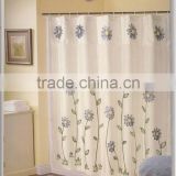 100% polyester bath shower curtains