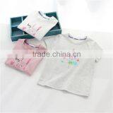 2016 Custom Wholesale 100% Cotton Cute Style Children/baby t Shirt thumbnail-2