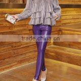 EY0056L Warm Fur Lined Legging Winter Tight Sexy PU Legging Fleece Woman Legging thumbnail-5