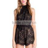 Runwaylover 5060 Europea Hot Sale Sleeveless Sexy Backless Playsuit thumbnail-1