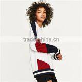 Dongguan Custom Design Color Block Sweatshirt With Raglan Sleeves thumbnail-2
