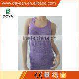 Ladies Seamless Sports Vest Breathable Yoga Vest thumbnail-3