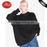 Casual Pure Color Cashmere Pullover Thick Loose Top Brand Sweaters for Wholesale thumbnail-1