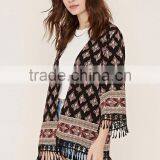 2016 Shandao New Arrival Printed Cotton Summer Fashion Long Sleeve Italian Blouse thumbnail-5