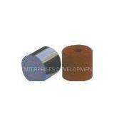 Red Paint Strong AlNiCo Pot Magnet Fe37 With Tapped Hole Stable Magnetic Performance