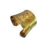Cool handcrafted High quality Antique no-toxin an Ni-free bronze tone wide cuff bracelet