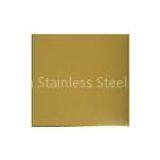 Gold Mirror LIC Coating / PVD Coated Stainless Steel Decorative Plate Sheet thumbnail-1
