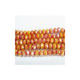 rondelle crystal millefiori beads wholesale from China beads factory