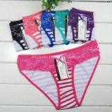 2015 New Stripe Print Bikini Pants Stretch Cotton Brief Women Underwear Lady Boyshort Lady Panties Lingerie Intimate Underpants thumbnail-3