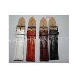 8 - 32mm Imitation Croco Leather Wrist Watch Straps With Yellow / Beige Nubuck Lining 3.00 - 4.50mm thumbnail-1