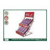 Promotional Desk Type Small 2 Tier Display Rack , Drink Shleves Powder Coated thumbnail-1