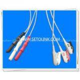 Din Style Safety ECG Leadwires