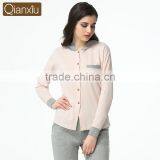 Eco-friendly Qianxiu Inventory Stock Long Cotton Nighties For Women thumbnail-1