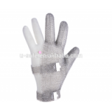 Hot sell American Materials100% Real Steel Mesh Stainless Steel Mesh Anti-cutting breathable butcher safety hand work glove