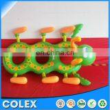 Inflatable Baby Float Boat carpenterworm Shape Animals Swimming Ring Safty PVC Material