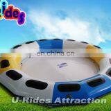 Inflatable Round Raft Yellow Color for Rental