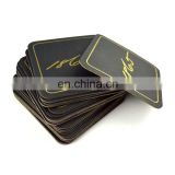 cheaper price printed cardboard coasters with logo