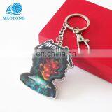 Custom Promotion Made Fashion Cheap Logo Metal Keychains With Hook