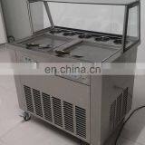 2 Pan Computer Control Pan Roller Rolling Rolled Flat Fried Ice Fryer Cream Machine thumbnail-4