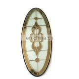 Triple Oval Glazed Glass for Wooden Doors