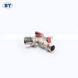 BT2003 Top Sale Brass Forged Bibcock Tap Valve With Red Handle thumbnail-4