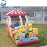 Clown Theme Inflatable Land Slide,commercial Giant Inflatable Slide for Sale