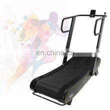 Cheap Price Home Use Fitness Running Machine Curved Manual Treadmill Self Generating Treadmill thumbnail-1
