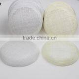 Ivory Sinamay Hat Fascinator Base Wholesale thumbnail-3