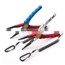 Factory price Aluminum alloy material multi-function Fishing Grip Plier Fishing Tackle Tool Gear Hook Recover Cutter Line Split