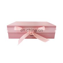 Book shaped pink cardboard boxes magnetic packing cardboard boxes