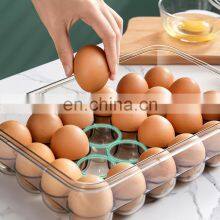 Favourable Price New Arrival Organize Plastic Beauty Refrigerator Egg Storage Box thumbnail-2