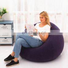 wholesale modern cheap living room sofas recliner lazy couch bean bag sofa foldable inflatable air sofa chair