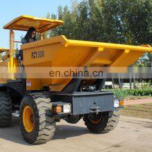 FCY30R 4x4 Wheel Drive 3ton 180 Degree Site Mini Dumper for Sale thumbnail-5