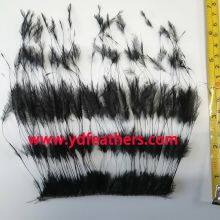 Partially Stripped Ostrich Feather Fringe Sewn On Cord From China For Wholesale