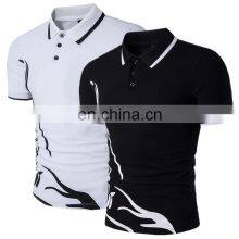 Men's POLO Shirt Summer New Print Men's Casual Short-sleeved T-shirt European POLO Shirt Men thumbnail-1