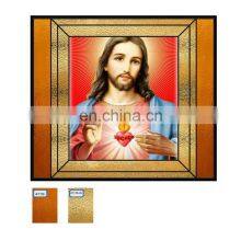 Chinese Stain Glass Supplier Custom Made Architectural Art Glass Church Doors And Windows Glass Panels Inlaid Stained Glss Sheet thumbnail-1