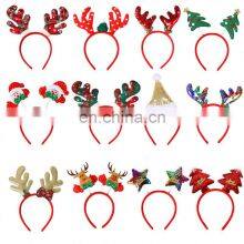Customer Oriented Customized Red Cute Hat Kids Star Tree Antler Baby Christmas Headband thumbnail-3
