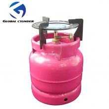 Factory wholesale 3kg cooking gas stove and LPG cylinder for Africa market